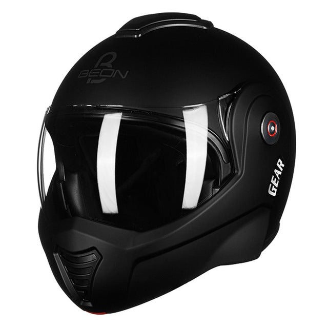 Modular open full face motorcycle helmets vintage vespa scooter helmet chopper moon style