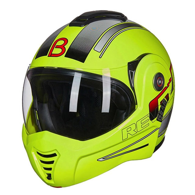 Modular open full face motorcycle helmets vintage vespa scooter helmet chopper moon style