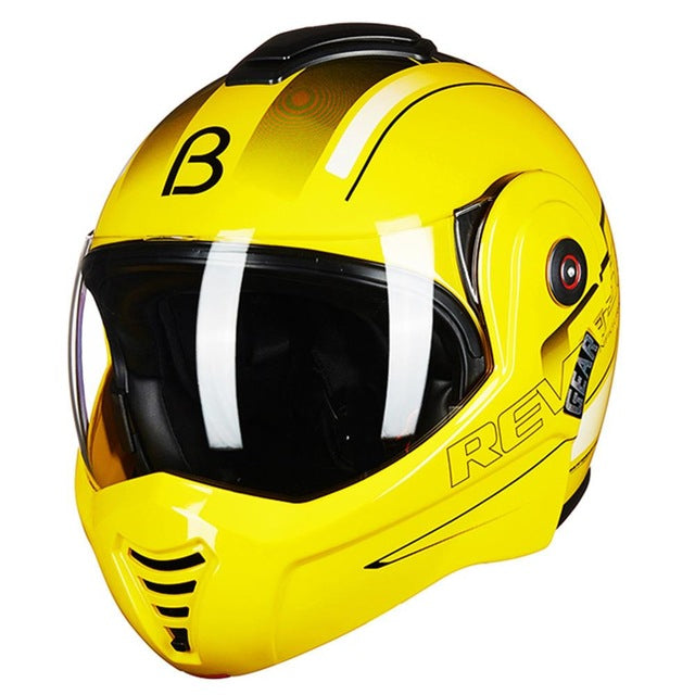 Modular open full face motorcycle helmets vintage vespa scooter helmet chopper moon style