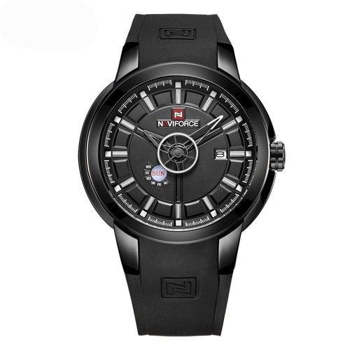 Sport men wristwatch army military watches rubber strap auto date reloj hombre saat
