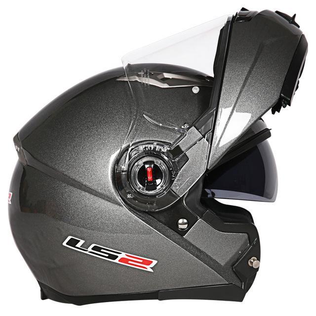Flip up helmet motorcycle helmets dual lens visor casco racing sport cycling