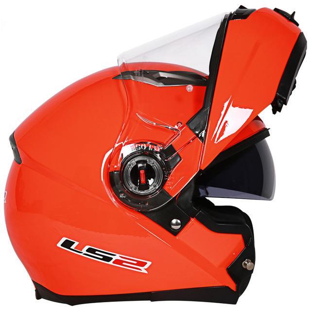 Flip up helmet motorcycle helmets dual lens visor casco racing sport cycling