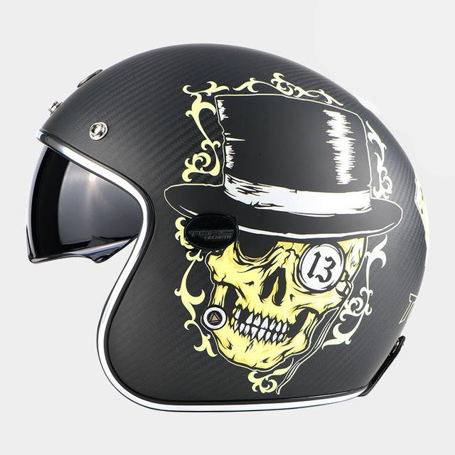 Vespa helmet motorcycle vintage scooter helmets open face visor jet style