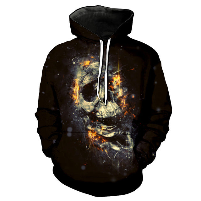 3D sweatshirt hoody rock men harajuku
