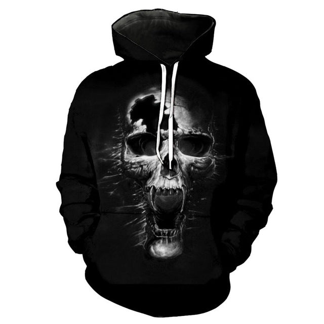 3D sweatshirt hoody rock men harajuku