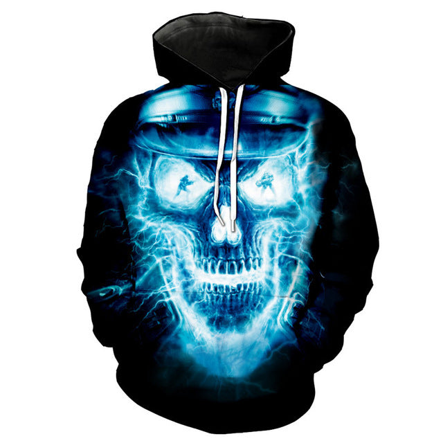 3D sweatshirt hoody rock men harajuku