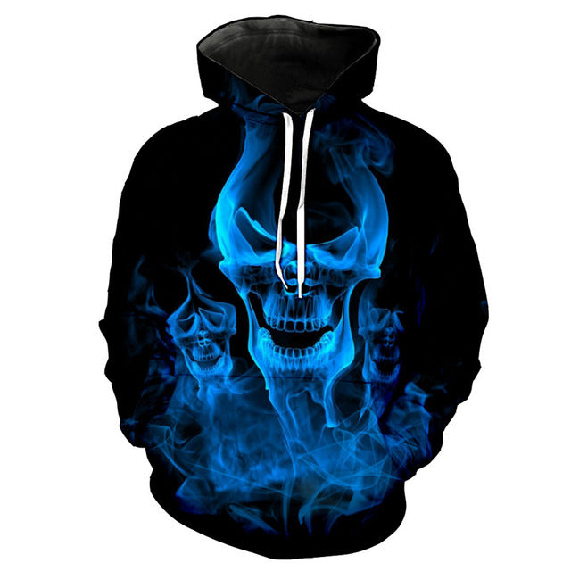 3D sweatshirt hoody rock men harajuku
