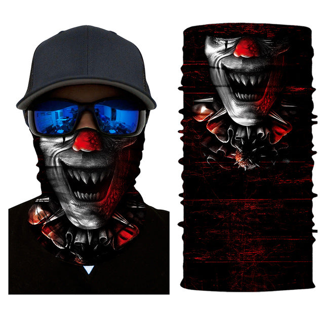 ski skull mask face scarf neck warm snowboard motorcycle bike halloween