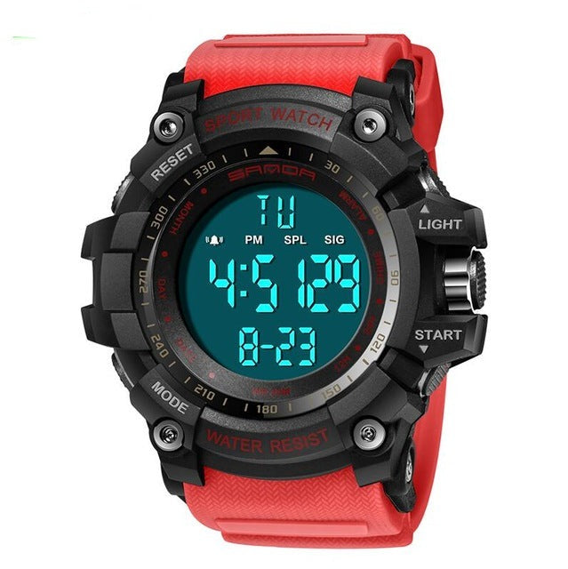 Men Sports Watches Military Digital Watch Alarm Stopwatch Clock Relogio Masculino