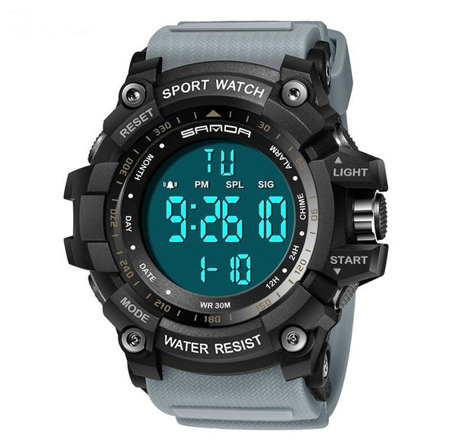 Men Sports Watches Military Digital Watch Alarm Stopwatch Clock Relogio Masculino