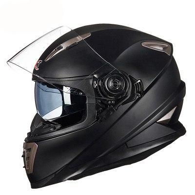 Full open face motorcycle helmet skull flip up dual visor dot vespa helmets for men
