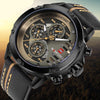 Sport men wristwatch leather casual quartz watches relogio masculino