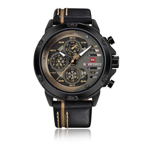 Sport men wristwatch leather casual quartz watches relogio masculino
