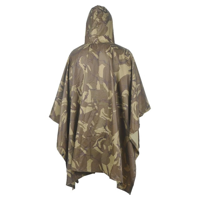 Military Raincoat Camping Hiking Hunting Travel Kits
