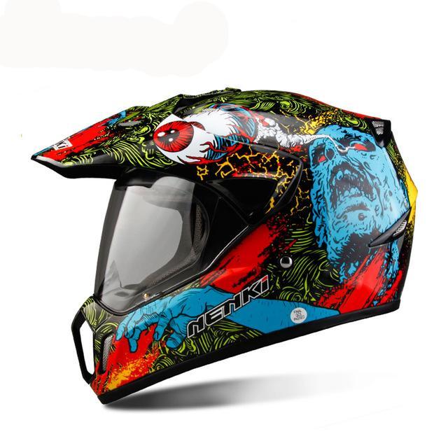 Black Full Face Motorcycle Helmet Off Road Downhill Riding Racing Motocross Helmets