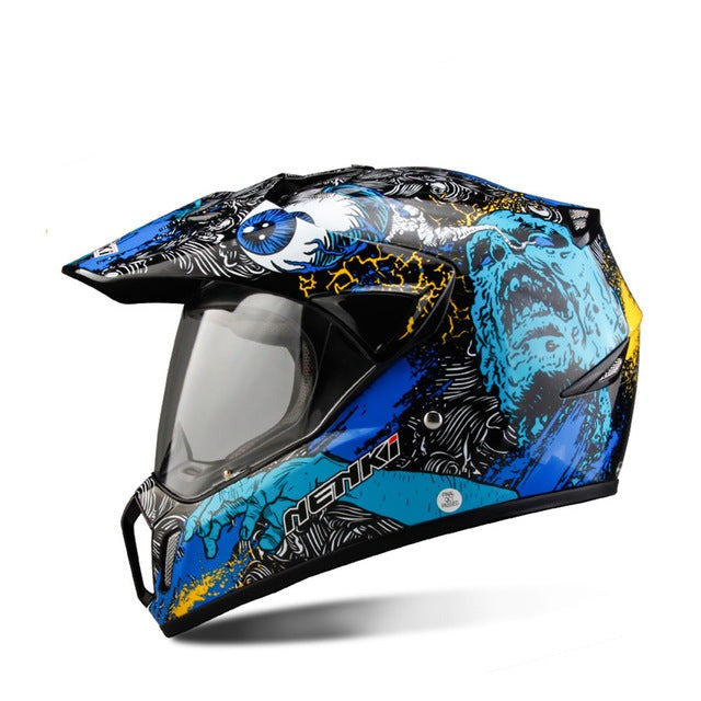 Black Full Face Motorcycle Helmet Off Road Downhill Riding Racing Motocross Helmets