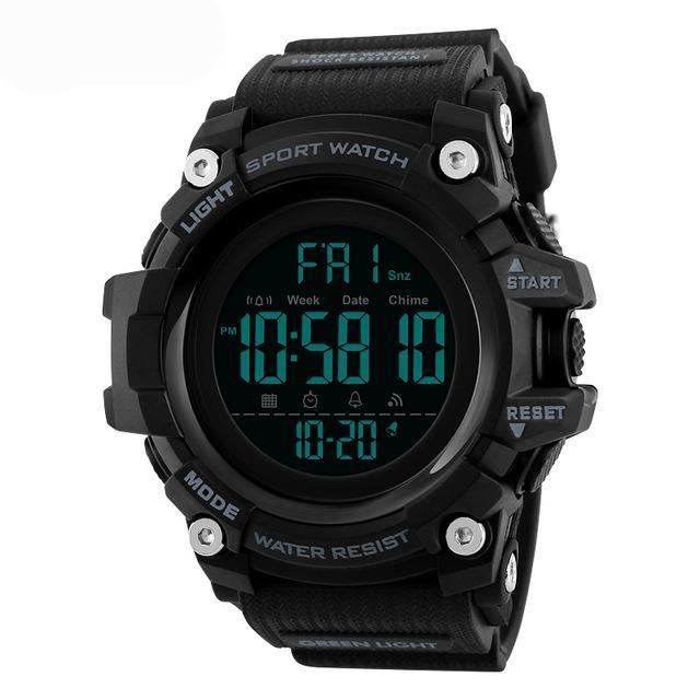 Men sports smart wristwatch pedometer calories waterproof 50m digital watches