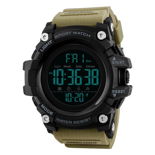 Men sports smart wristwatch pedometer calories waterproof 50m digital watches
