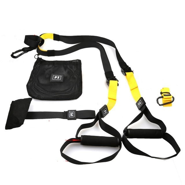Gym fitness resistance bands hanging belt sport exercise pull rope straps trx training