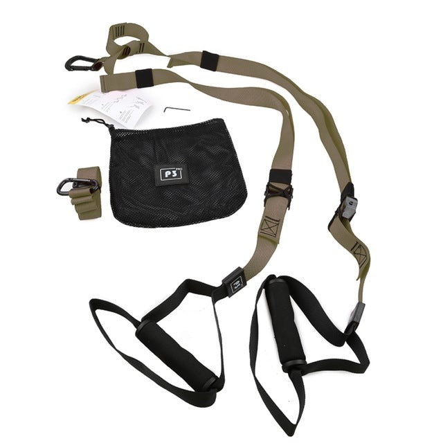 Gym fitness resistance bands hanging belt sport exercise pull rope straps trx training