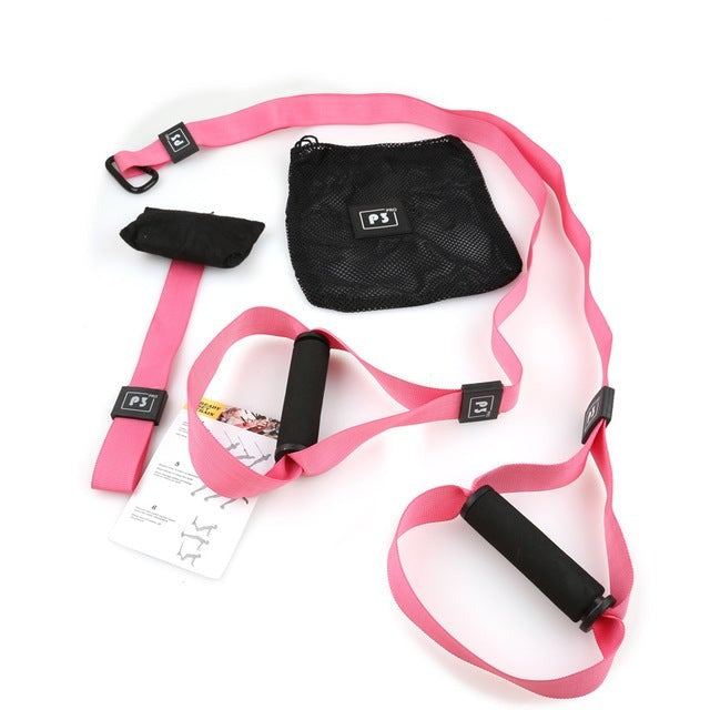 Gym fitness resistance bands hanging belt sport exercise pull rope straps trx training