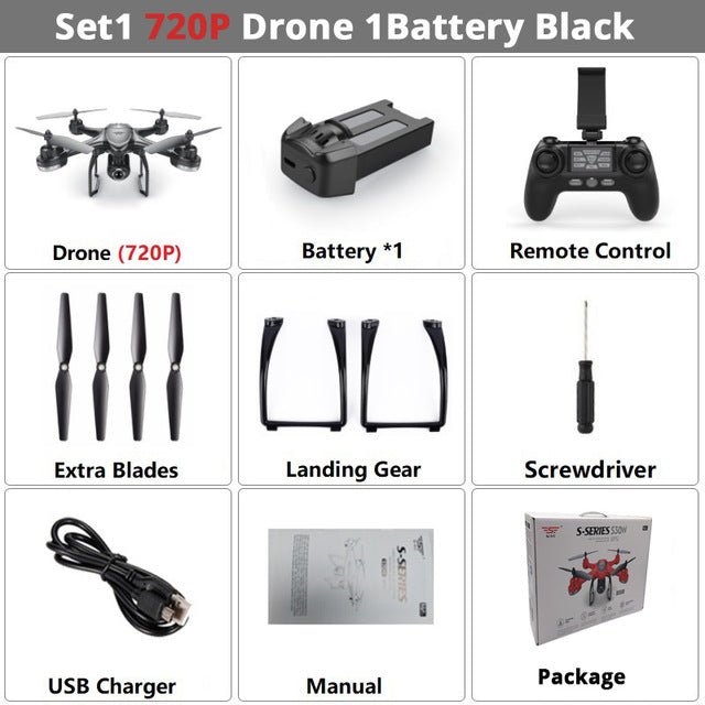 Dual GPS RC Drone Camera FPV RC Helicopter  Quadcopter Follow Me One Key Return