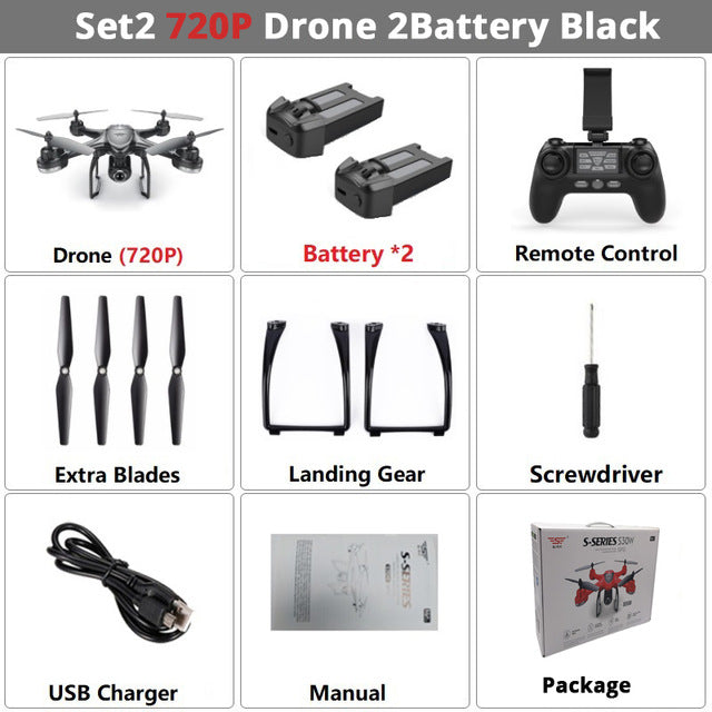 Dual GPS RC Drone Camera FPV RC Helicopter  Quadcopter Follow Me One Key Return