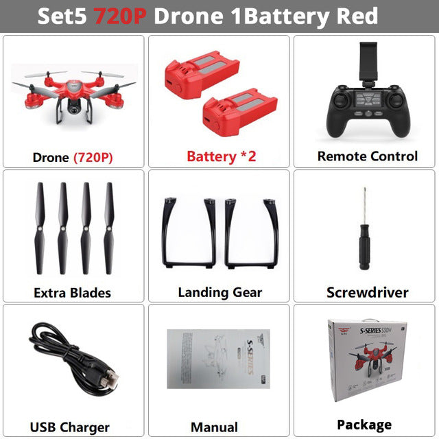 Dual GPS RC Drone Camera FPV RC Helicopter  Quadcopter Follow Me One Key Return