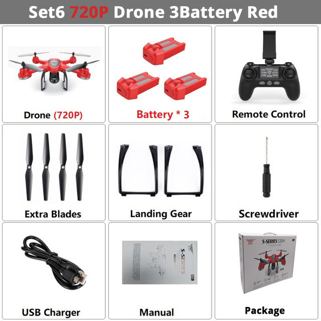 Dual GPS RC Drone Camera FPV RC Helicopter  Quadcopter Follow Me One Key Return