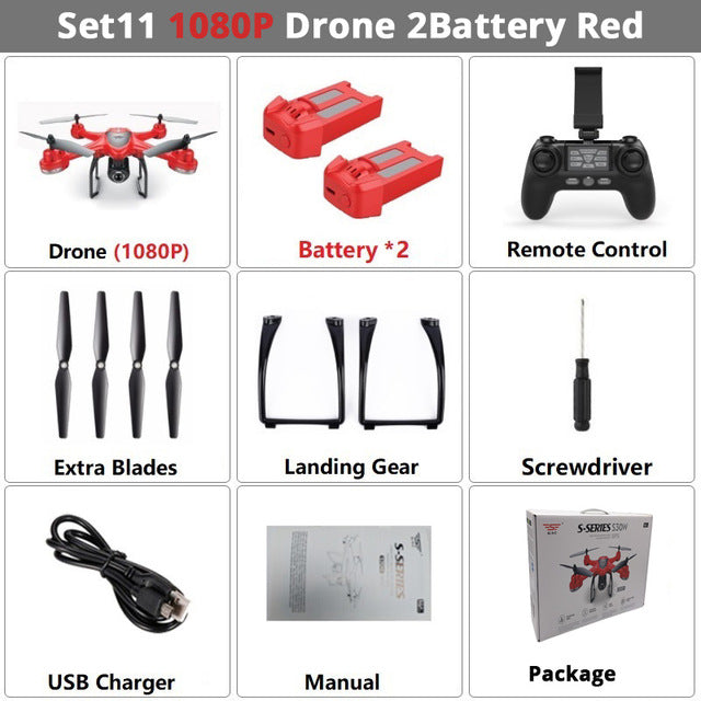 Dual GPS RC Drone Camera FPV RC Helicopter  Quadcopter Follow Me One Key Return