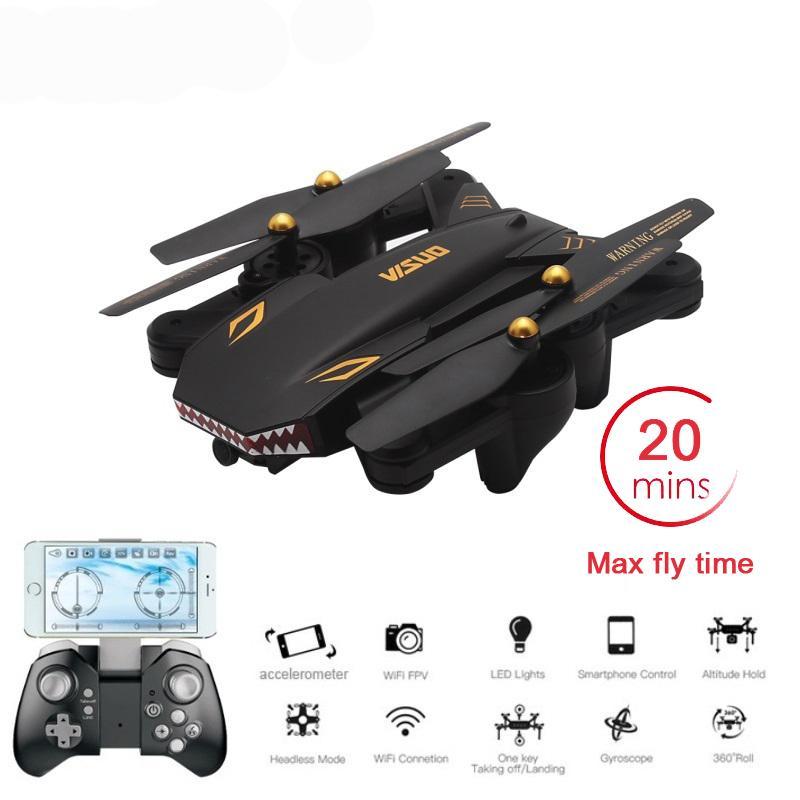 Selfie Drone Camera Helicopter wifi FPV XS809HW Upgraded RC Quadcopter