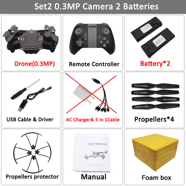 Selfie Drone Camera Helicopter wifi FPV XS809HW Upgraded RC Quadcopter