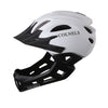 Kids bicycle helmet full face cycling helmets visor detachable children safety