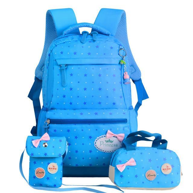 Backpack kid children rucksacks for girls star printing design