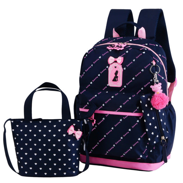 Backpack kid children rucksacks for girls star printing design