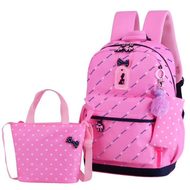 Backpack kid children rucksacks for girls star printing design