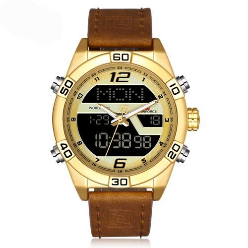 Men wristwatch leather digital sport watches outdoor clock relogio masculino