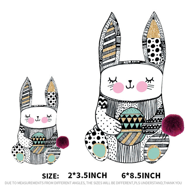 DIY decoration clothes stickers t-shirts sport animal patches