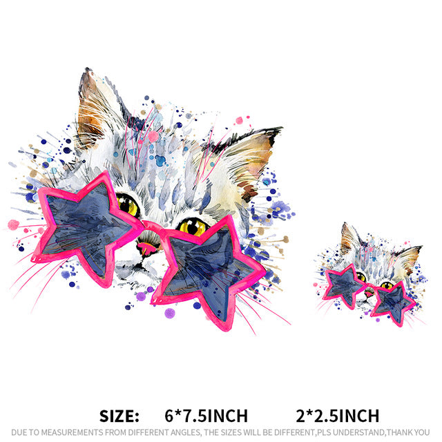 DIY decoration clothes stickers t-shirts sport animal patches
