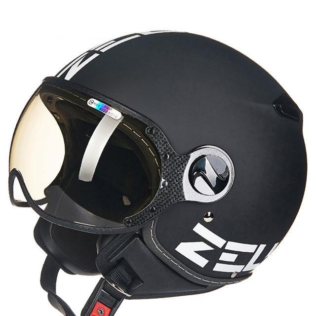 half face motorcycle helmet retro vespa helmets for motorbike yellow bee