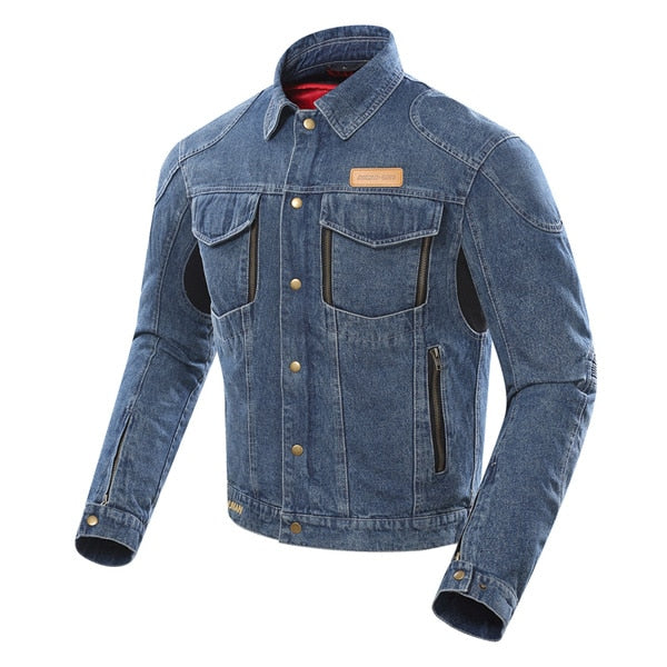 Motorcycle jacket men racing off road clothing jean breathable protective gear armor