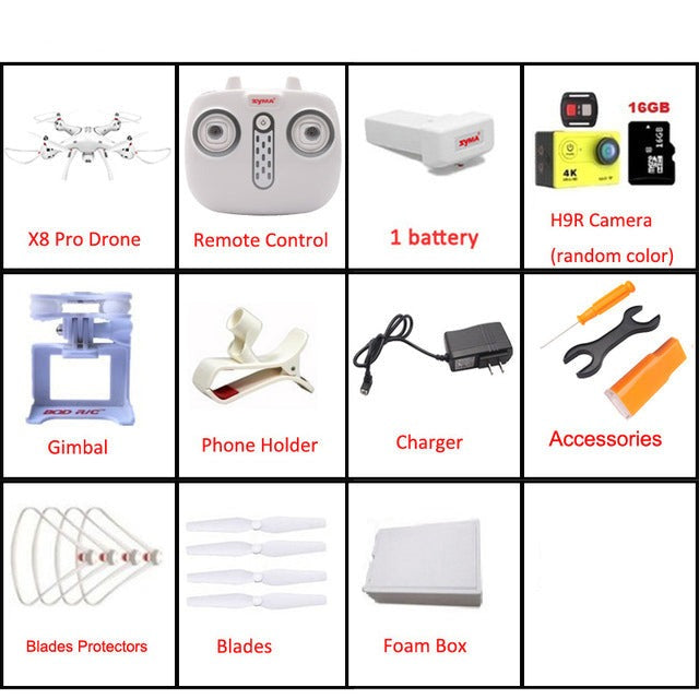FPV Selfie Drones Quadcopter Helicopter GPS RC Drone camera 2.4G Professional