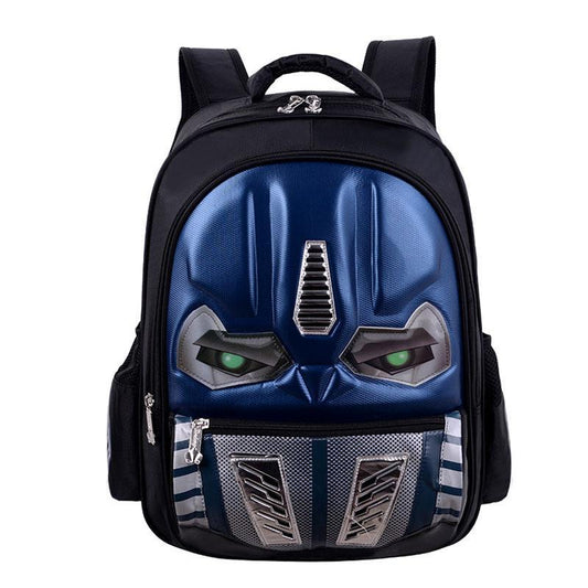 Kid School Backpack Waterproof Cartoon Robot Bag Glowing Children Elementary for Boy