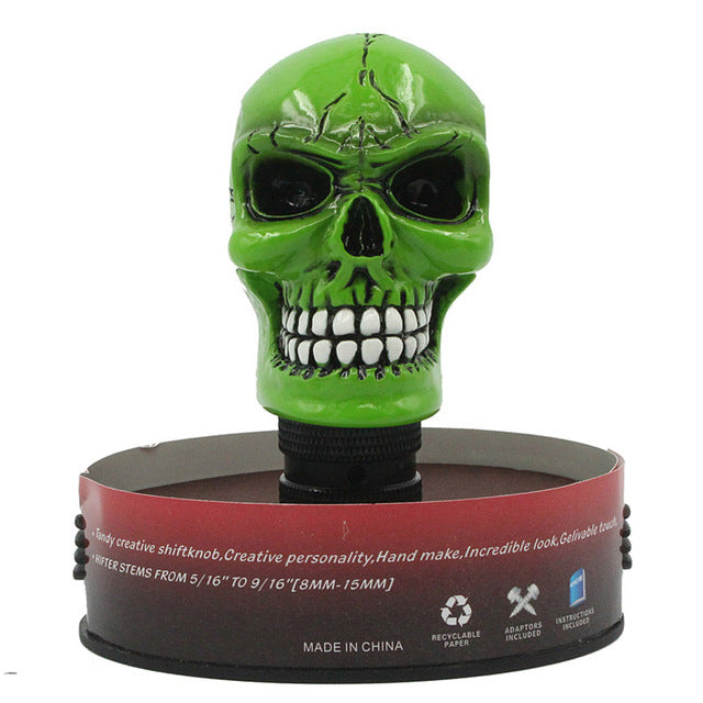 Custom shift knobs Skull Head Gear Universal Shift Knob Car Interior Accessories