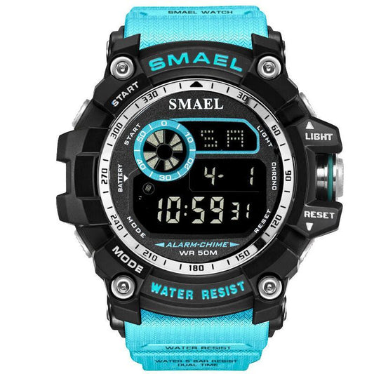 Sport digital watch men wristwatches running 50m waterproof big dial