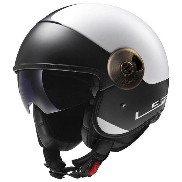 Vintage scooter helmet motorcycle retro helmets fiberglass open face