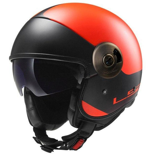 Vintage scooter helmet motorcycle retro helmets fiberglass open face
