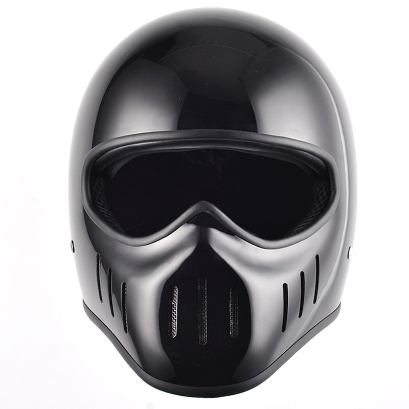 Vintage Thompson helmet scooter full face motorcycle helmets skull jet helmet fiber glass
