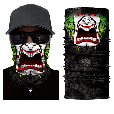 Men bike mask scarf face balaclava seamless outdoor ride sport motorcycle