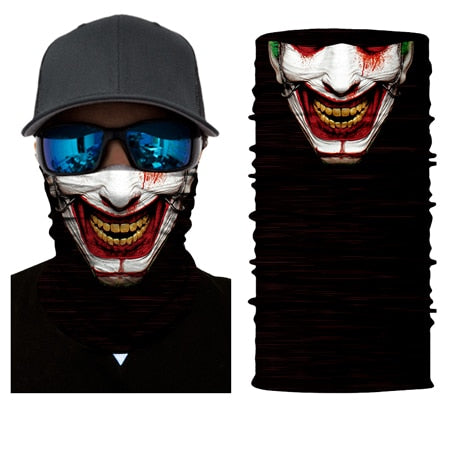 Men bike mask scarf face balaclava seamless outdoor ride sport motorcycle